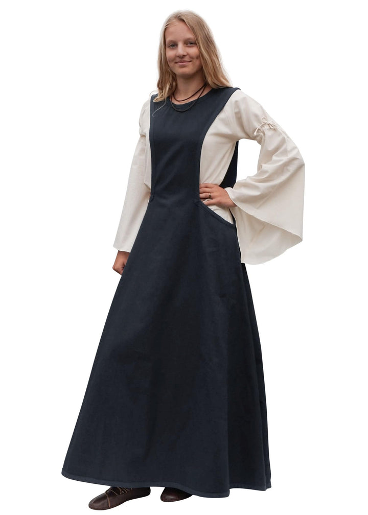 Battle-Merchant Mittelalter Überkleid Surcot Andra für Damen aus Canvas | Segeltuch Baumwolle Wiking