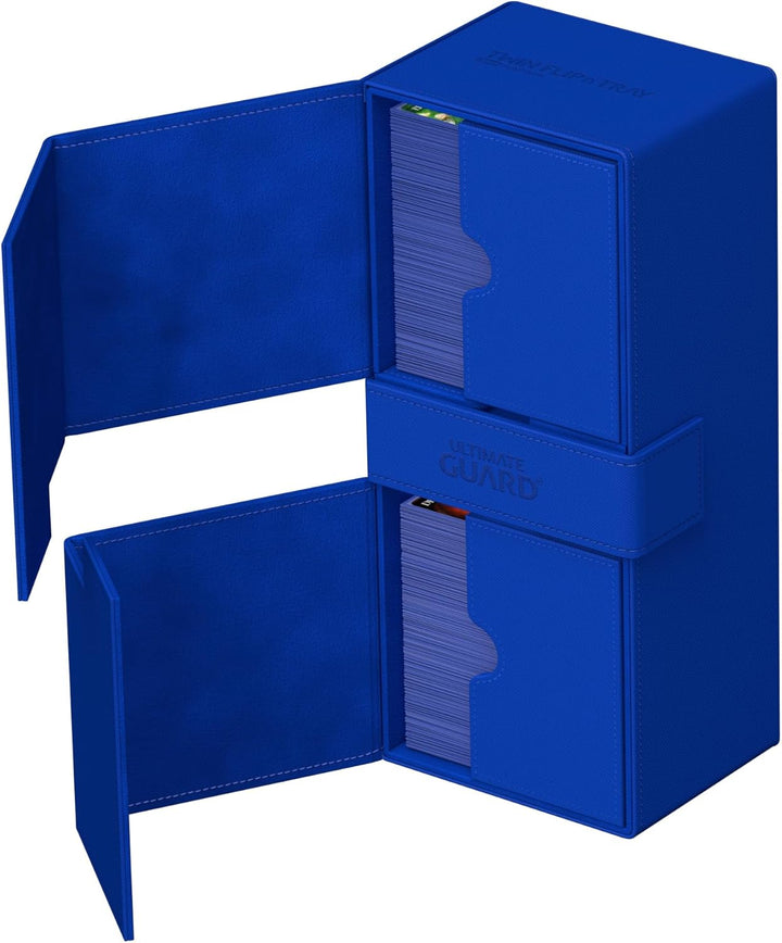 Ultimate Guard Twin Flip`n`Tray 266+ Xenoskin Blau, Blau