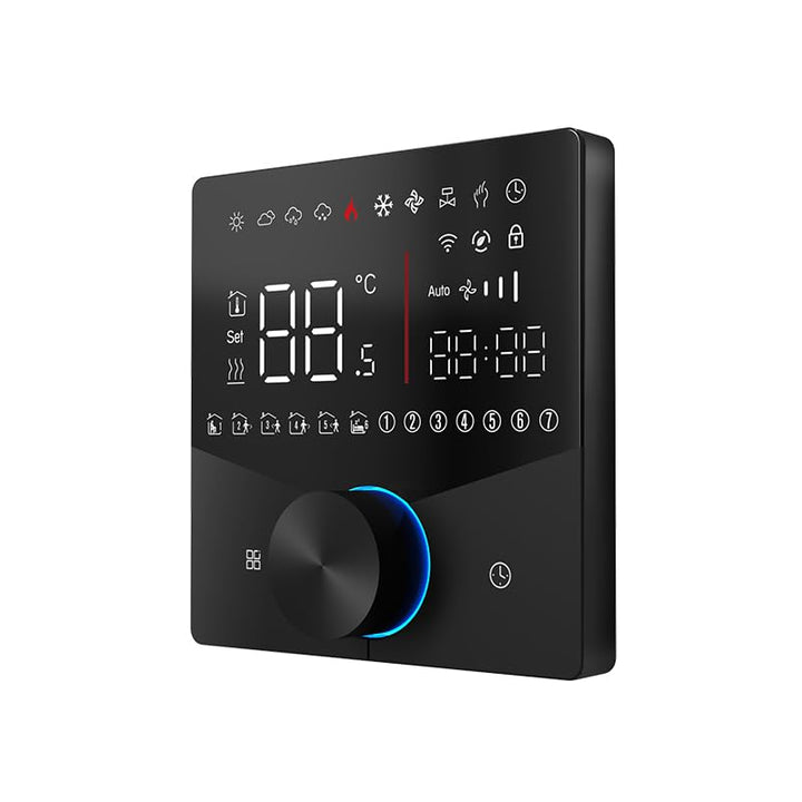 MincoHome Smart Knob Thermostat for Underfloor Electric Heating/Gas Boilers, Remote Voice Control Pr