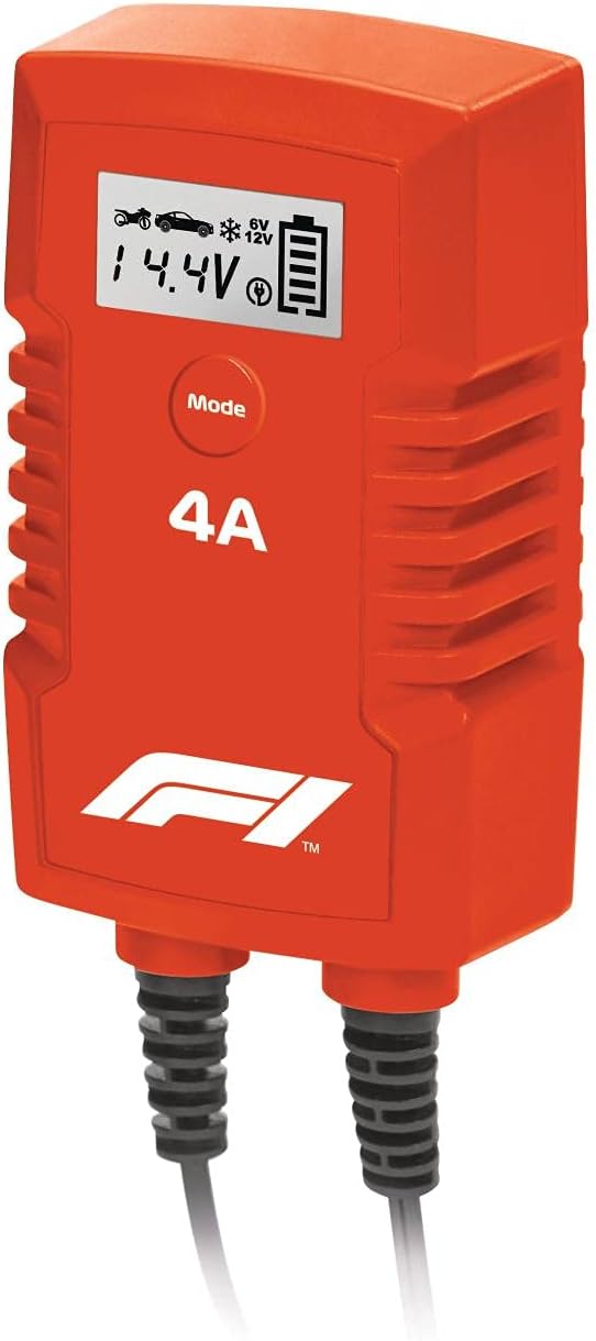 Formula 1 Mikroprozessor Batterie Ladegerät 4 Ampere für 6/12 V, 7-stufig, Power-Supply, Auto Erhalt