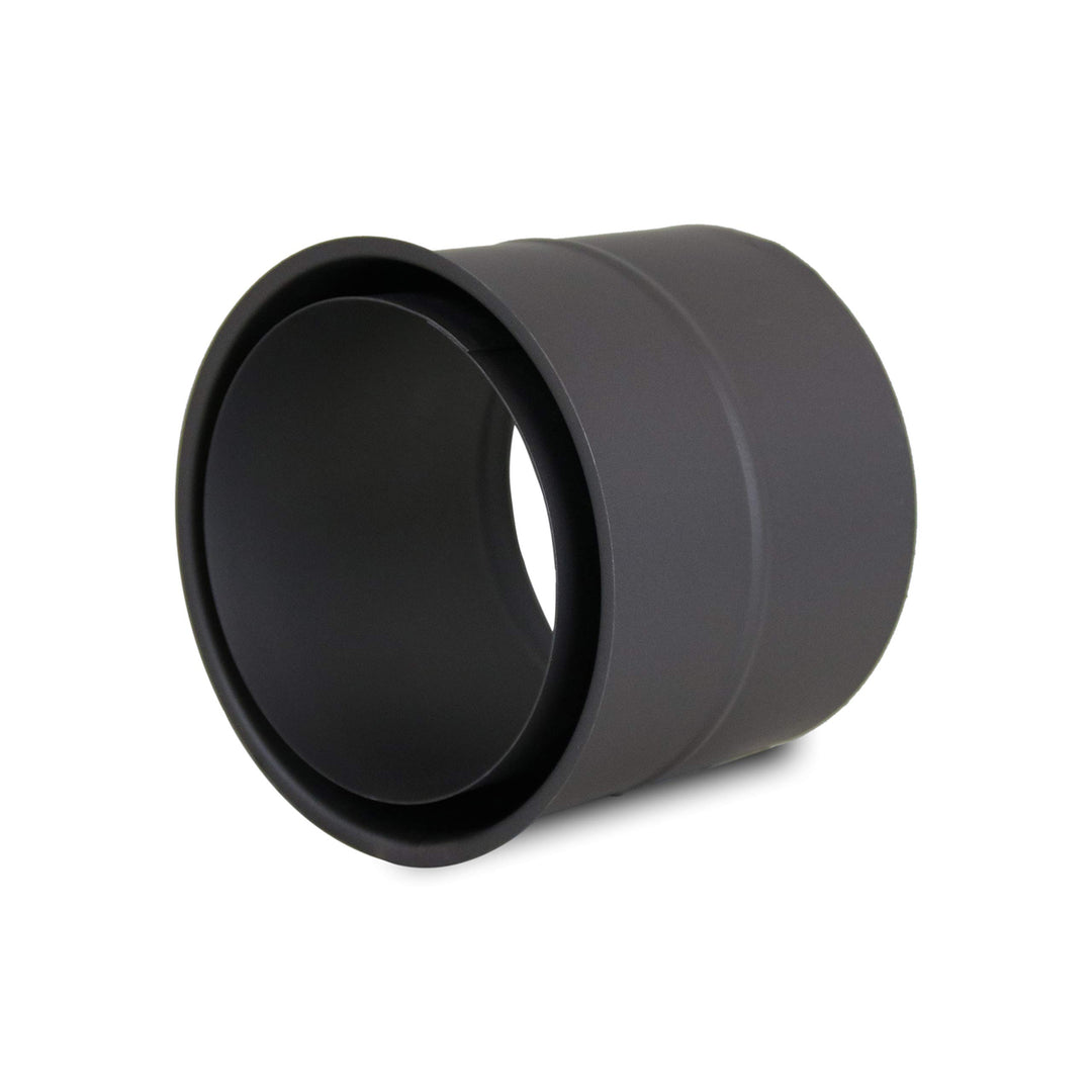 LANZZAS Rauchrohr Wandfutter/Mauermuffe im Durchmesser Ø 130 mm - Farbe: gussgrau - Ofenrohr-Wandfut