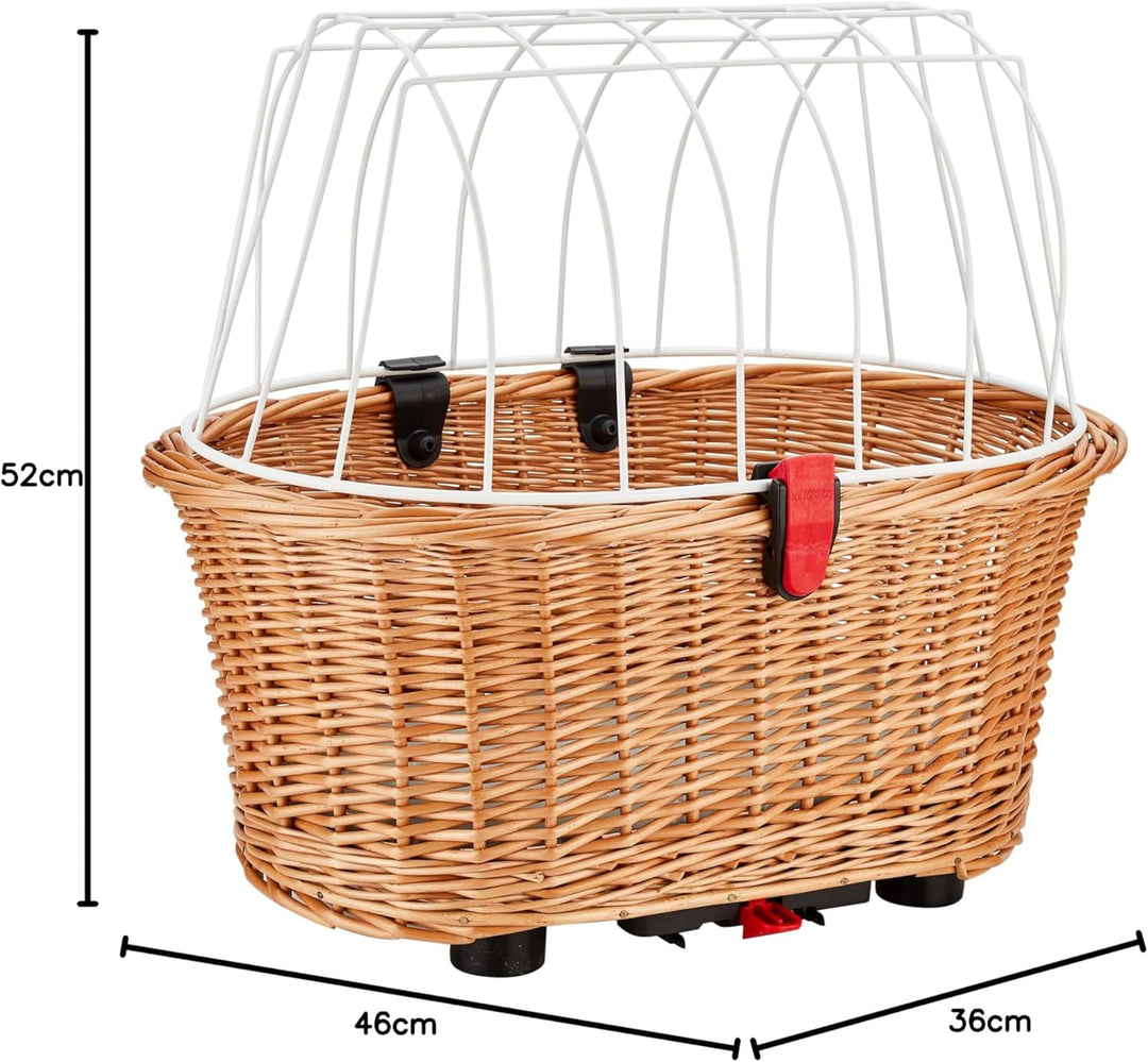 KLICKfix Fahrradtasche, schwarz, M Doggy Basket Far Racktime, Doggy Basket Far Racktime