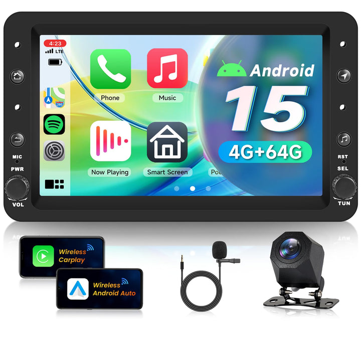 VECHTEL 4G+64G Autoradio Android 15 für Alfa Romeo 159 2004-2011, 7 Zoll HD Touchscreen Auto Radio m