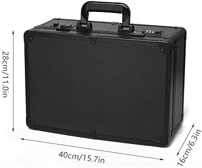 Tragbar Grosser Friseursalon Stylist Koffer, 40x28cm Werkzeug Organizer, Kosmetikkoffer Mit Passwort