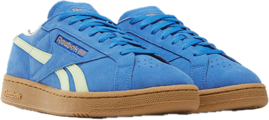 Reebok 100206240 Club C Grounds Verde Bosco 35 EU Kinetic Blue Astro Lime Vintage Chalk, 35 EU Kinet