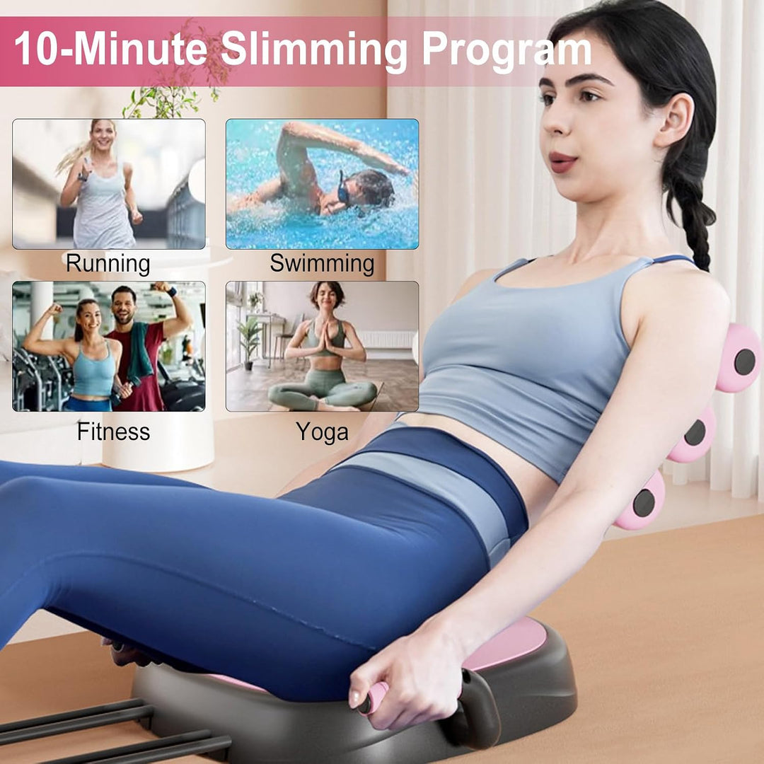 Bauchmuskeltrainer Bauchtrainer für Zuhause, 7 in 1 Sit Up Bank klappbar Hantelbank mit abnehmbarem