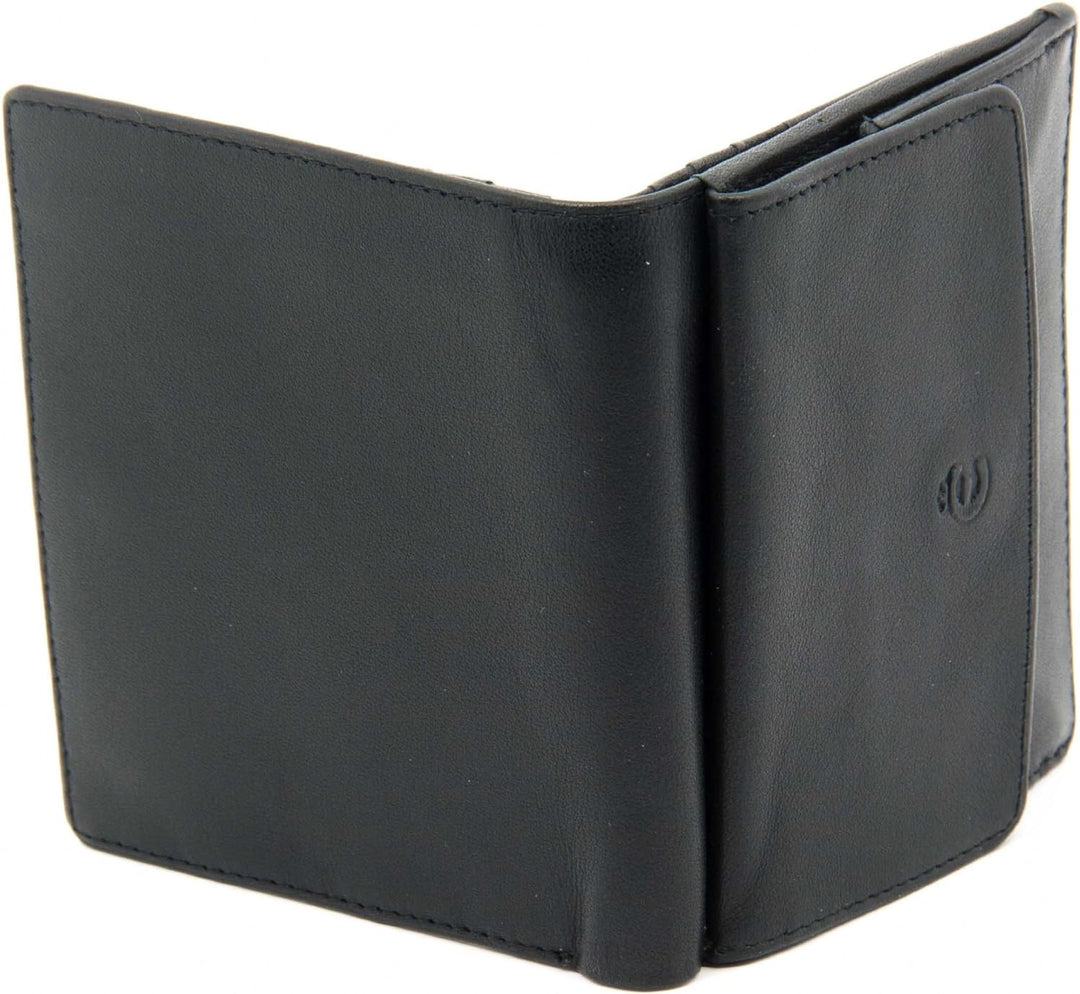 Esquire Münzbörse Logo Schachtelbörse Schwarz 003910
