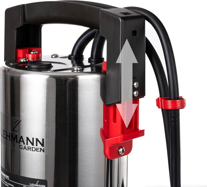 LEHMANN Tauchpumpe mit Integriertem Schwimmer für Schmutz- und Reinwasser, 1100 W, mit bürstenloser