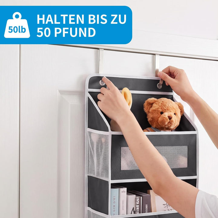 Tür Organizer Hängend Avec 5 Compartiments Avec 2 Crochets