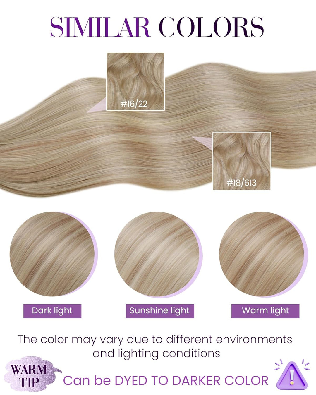 LaaVoo Bonding Extensions Echthaar U Tips Extensions Echthaar Bondings Blond Hot Fusion Keratin Haar