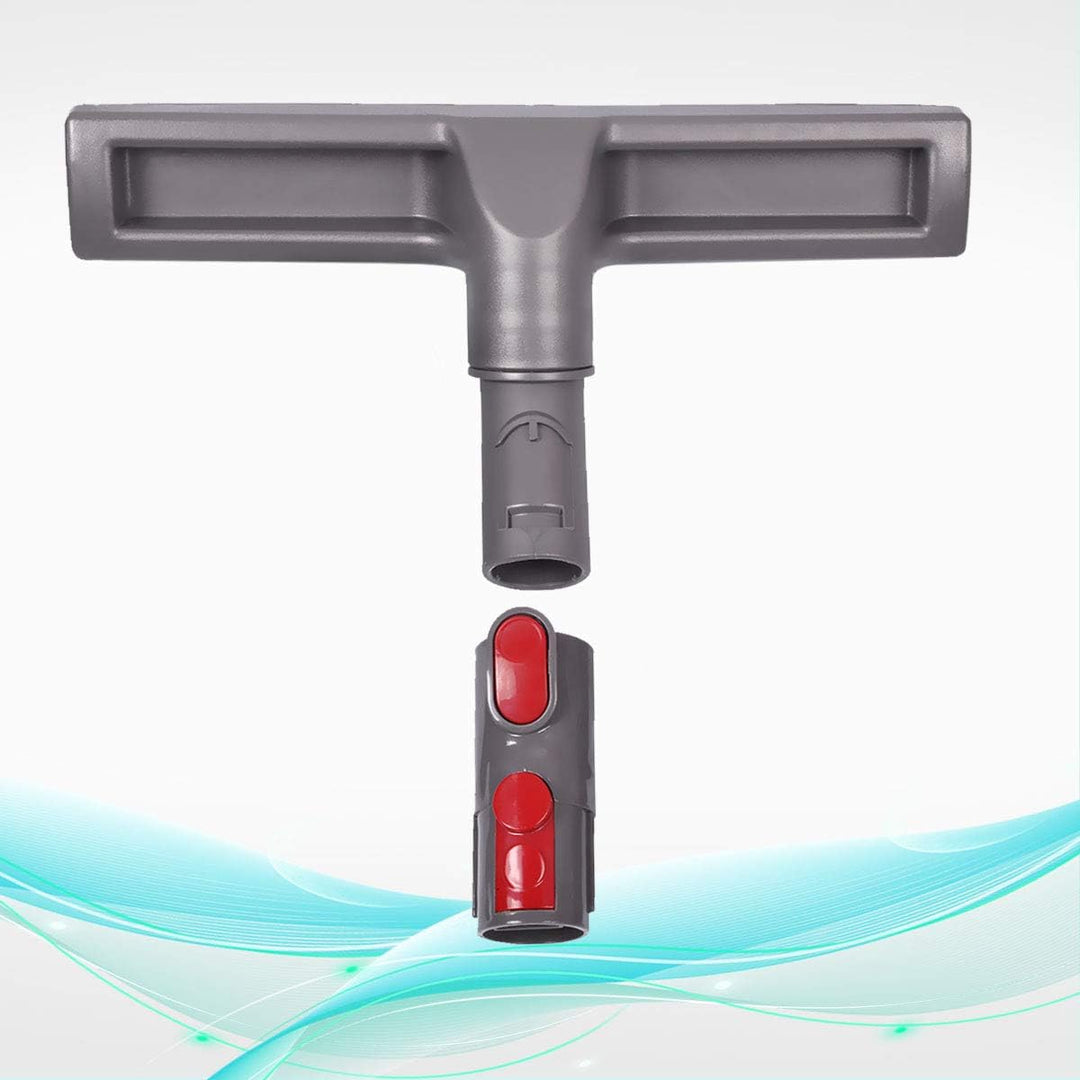KEEPOW Flexible Parkettbürste, Bürste Passend für Dyson Staubsauger (mit Adapter für V7 V8 V10