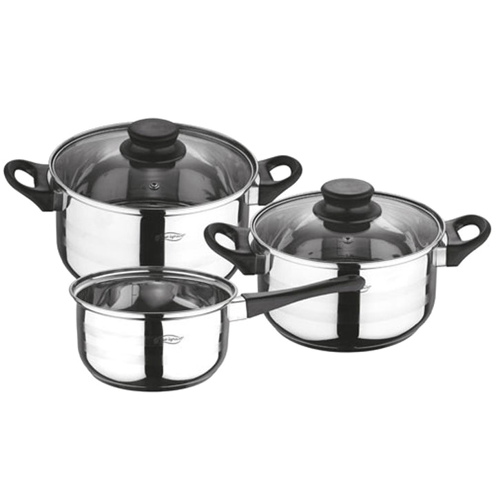 San Ignacio Q1875 – Topfset, 5-teilig, 27 cm, silberfarben