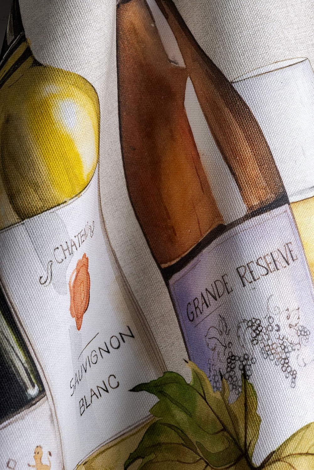 Maison d' Hermine Terroir 100% Baumwolle Set von 3 Mehrzweck-Küchentüchern, weich, saugfähig, Geschi