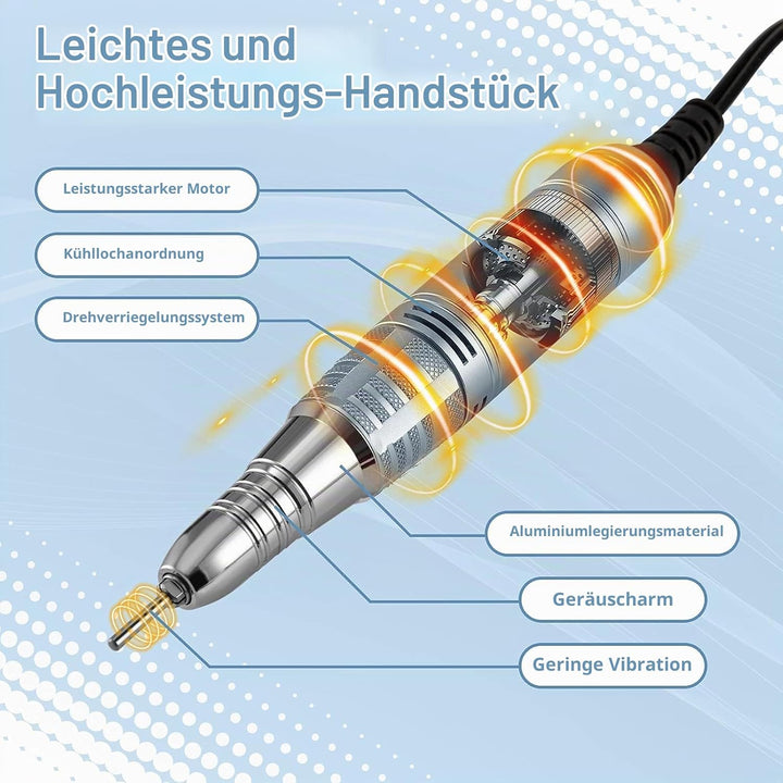 Madenia Elektrische Nagelfräser TouchPro Gelnägel 35000 U Min Profi Nagelfeile Elektrische Maniküre