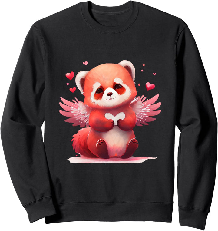 lustige süsse Tier Engel mit Flügeln Sweatshirt