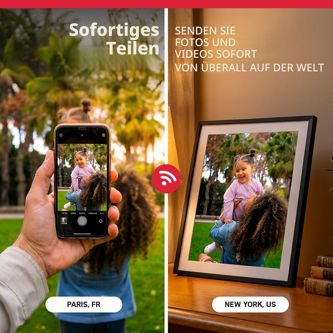 Agfa Photo - Bilderrahmen Realview 17' 17 Zoll mit WLAN, 17 Zoll mit WLAN