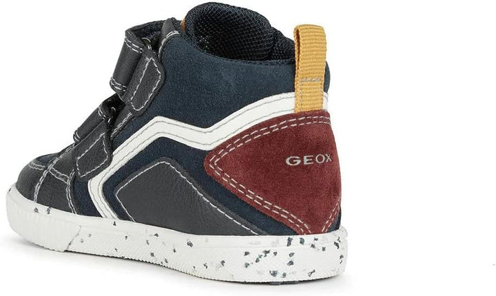 Geox Baby-Jungen B Kilwi Boy C' Sneaker 23 EU Navy Bordeaux, 23 EU Navy Bordeaux