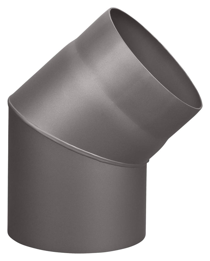 Rauchrohr Ø150mm Bogen 45° gussgrau Ofenrohr Kaminrohr, Bogen 45° Gussgrau