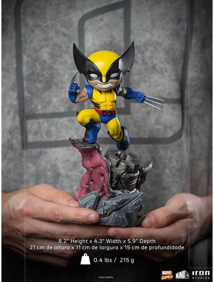 Iron Studios - Minico X-Men Wolverine Vinyl Statue Grösse: 21 x 11 x 15 cm, Grösse: 21 x 11 x 15 cm