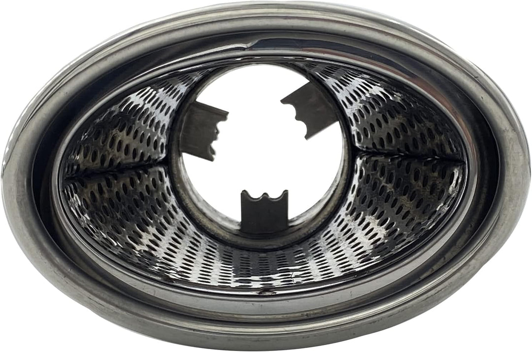 Simoni Racing TRX/75 Exhaust Tip Oval, INOX