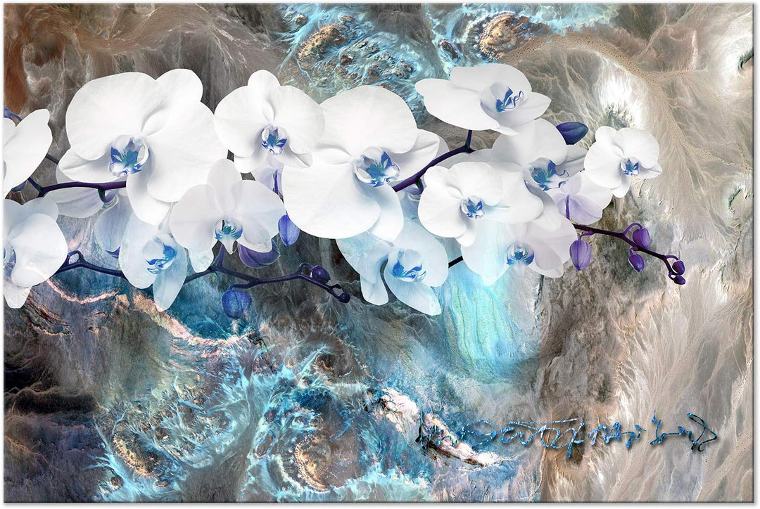murando - Bilder Blumen 90x60 cm Vlies Leinwandbild 1 tlg Kunstdruck modern Wandbilder XXL Wanddekor