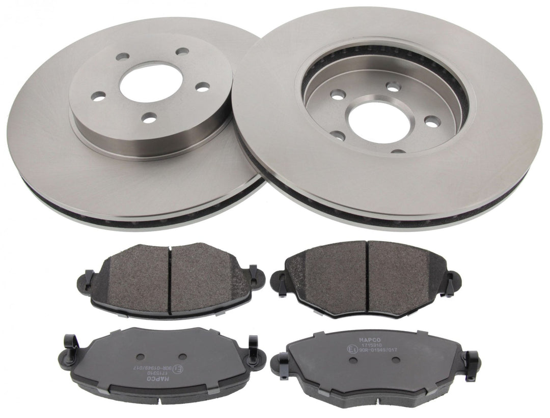 Mapco 47659 Bremsensatz Bremsscheiben Bremsbeläge vorne belüftet
