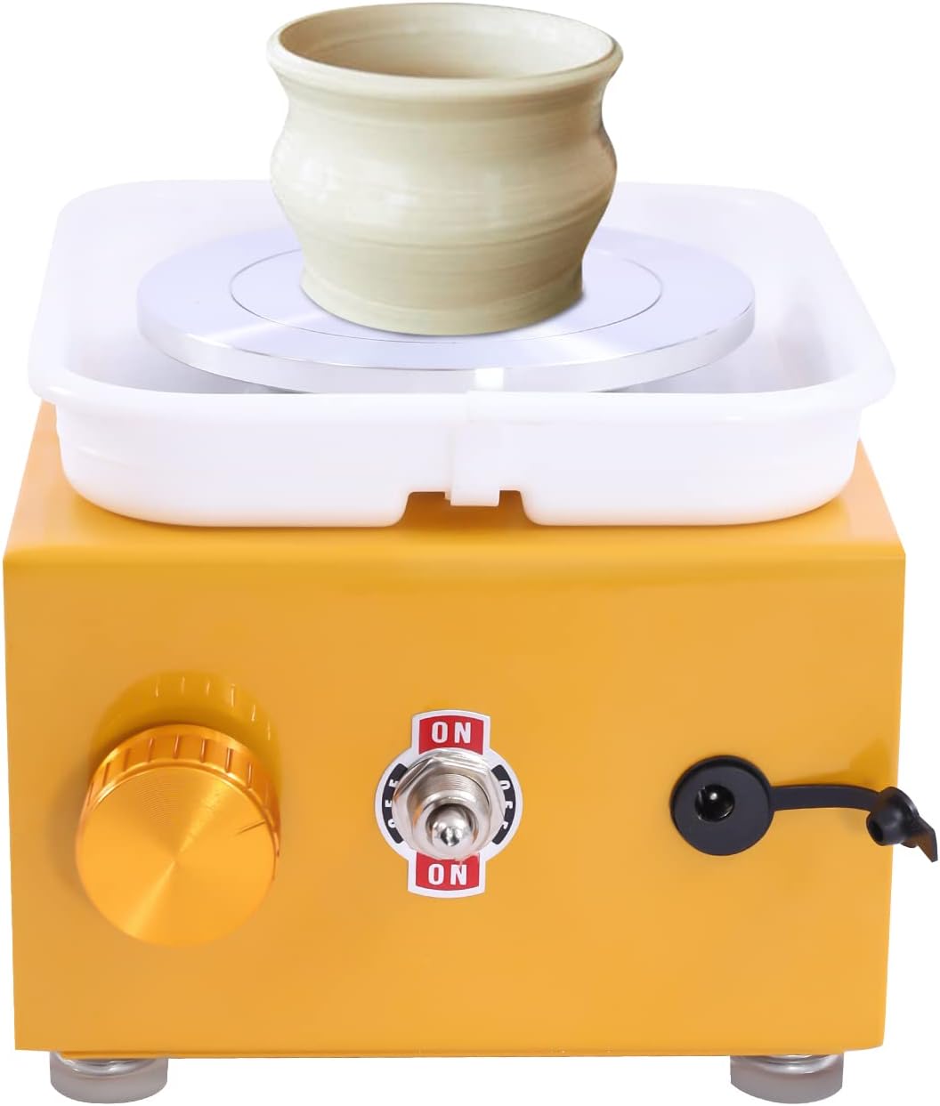 Mini Töpferscheibe 10cm 2000RPM Keramikformmaschine Tonspinnrad Kinder DIY Keramik Formwerkzeug mit