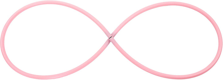 Faltbarer Hula Hoop, HDPE-20mm, farbig, Ø90/95/100/105cm Pink Ø105cm, Pink Ø105cm