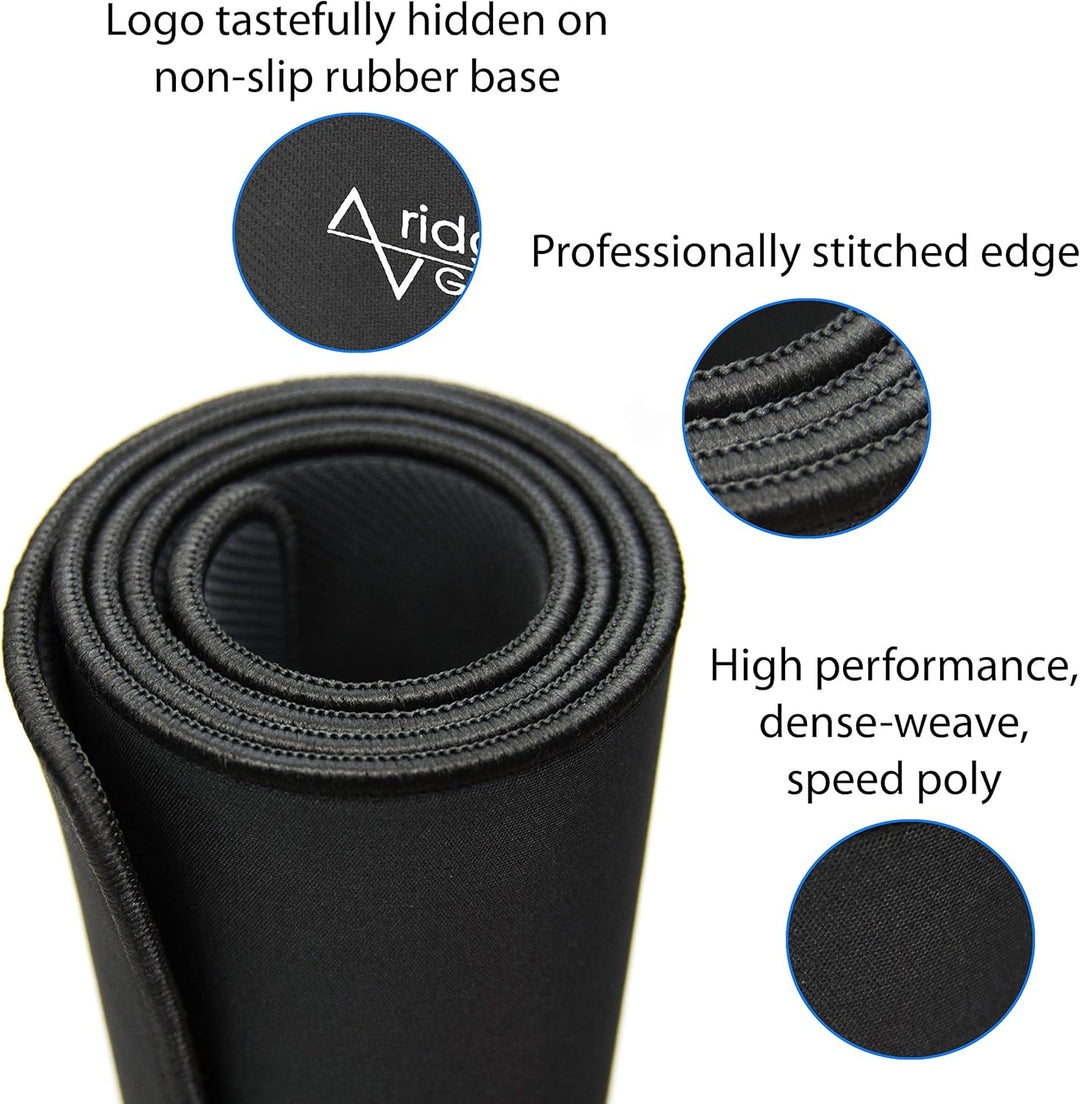 Pro Gaming Mauspad (5 mm) | Traverse Ridge Massive 116.8 cm | 46 x 17.3 x 0.20 cm extra dick | Schwa