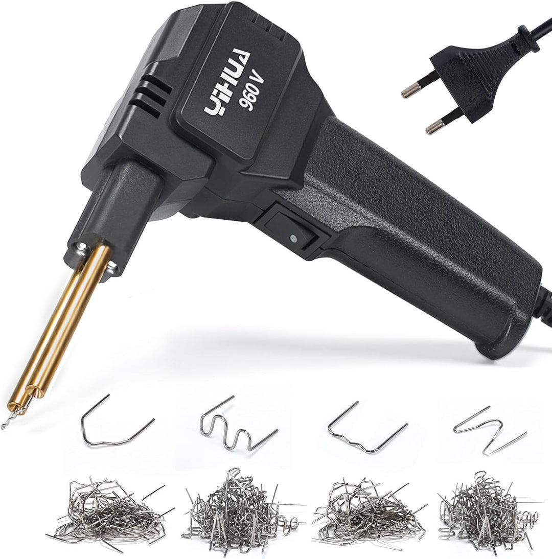YIHUA 960-V Tragbares Kunststoff Schweissgerät kunststoff reparaturset mit LED-Licht 200 heisse Heft