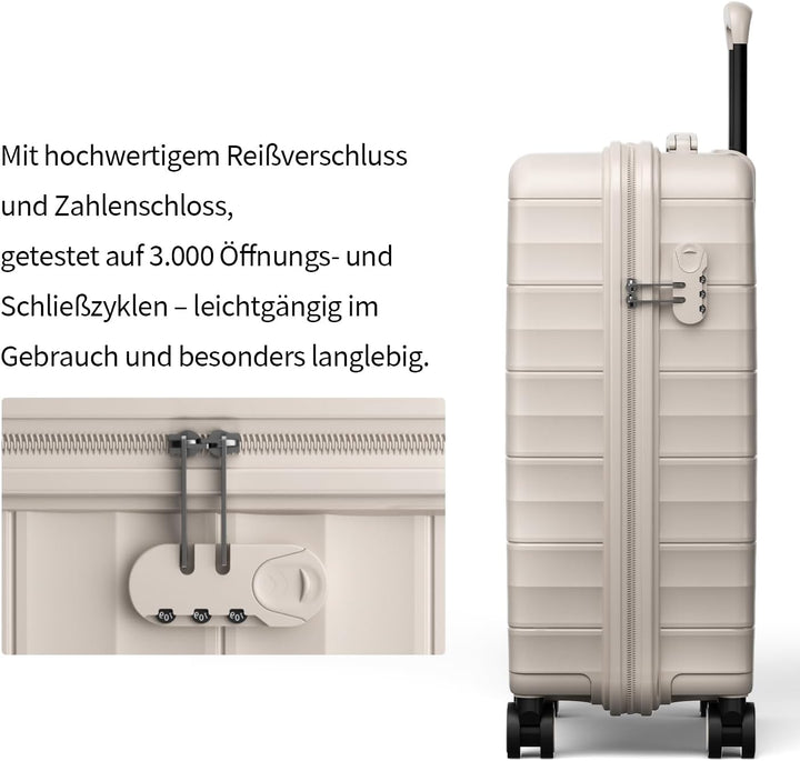 Hartschalenkoffer Mittelgross 68x43x25cm - Leicht Koffer & Trolleys aus PP - Mariner Reisekoffer mit