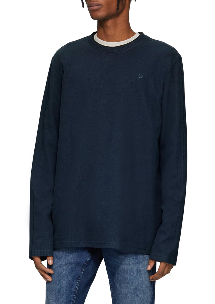 QS Herren 2157817 Langarmshirt (1er Pack) M 57l0, M 57l0