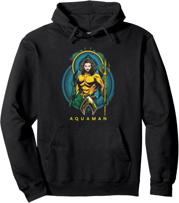 Aquaman Movie Aqua Nouveau Pullover Hoodie