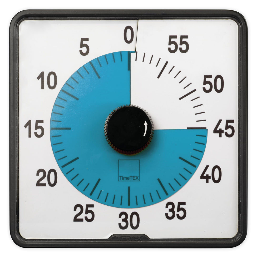 TimeTEX - Timer "Countdown" L Blau | Präziser Timer für vielseitige Zeitmessungen mit praktischen Fu