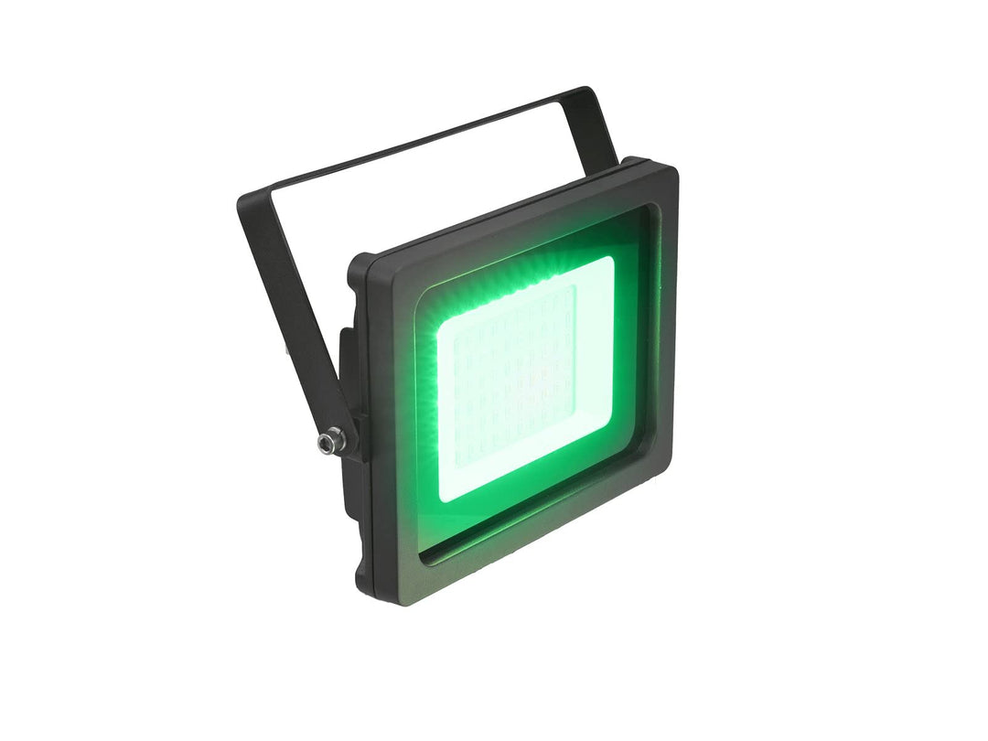 EUROLITE LED IP FL-30 SMD grün | Flacher Outdoor-Scheinwerfer (IP65) mit farbigen LEDs
