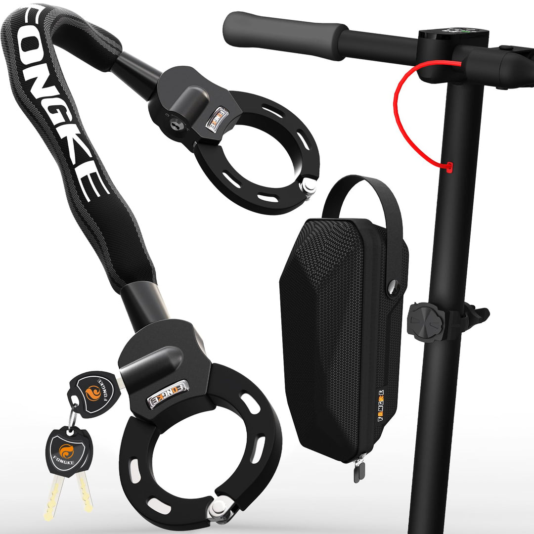 E Scooter Schloss | 8mm Dicke Kettenschloss | Handschellenschloss | Fahrradschloss | Hochsicherheits