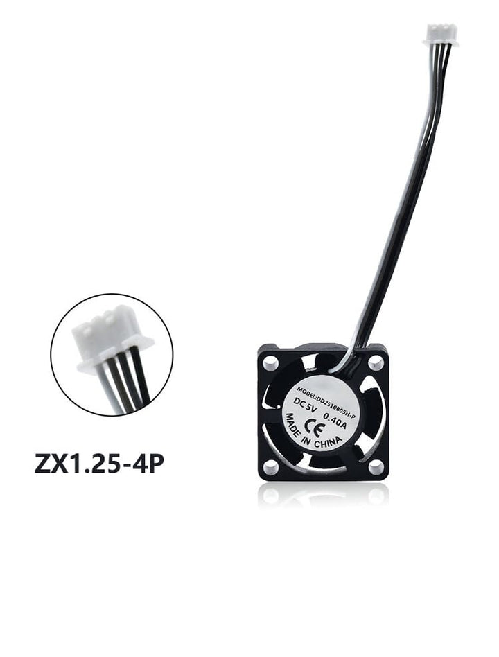 Lab P1P Hotend Cooling Fan,2510 Dual Ball Bearing Hotend Cooling Fan for Bambu Lab P1P 3D Printer Be