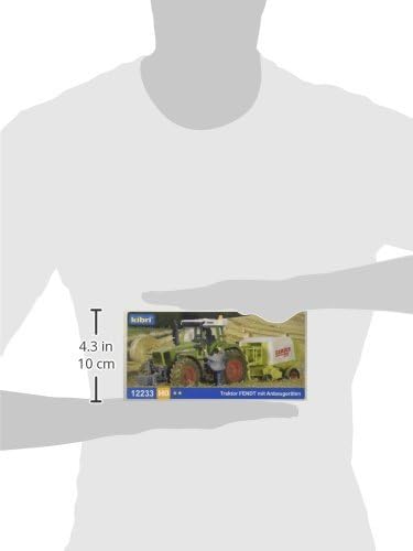 Viessmann 12233 - H0 Traktor FENDT mit Anbaugeräten