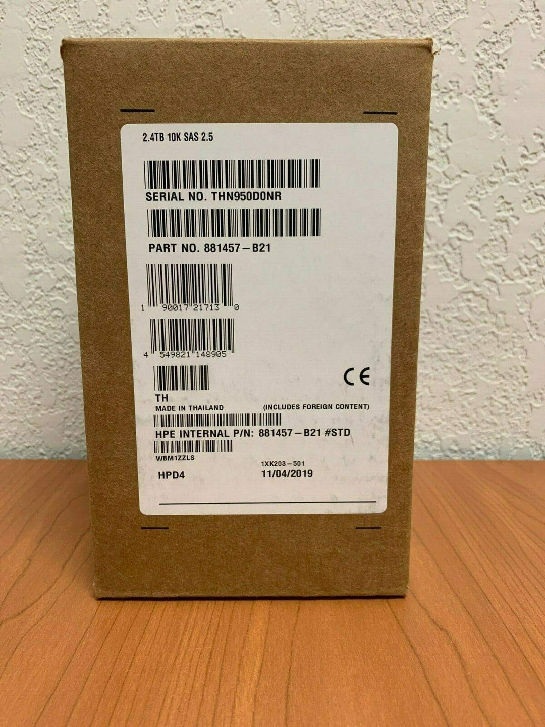 Estore HPE 881457-B21 881507-001 2,4 TB 12G 10K SFF SAS SC DS Neu werkseitig versiegelt