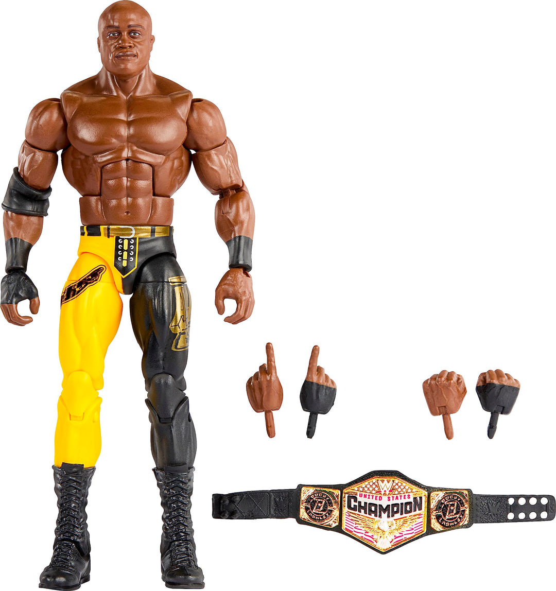Mattel WWE Bobby Lashley Elite Collection Actionfigur mit Zubehör, Artikulation und naturgetreuem De