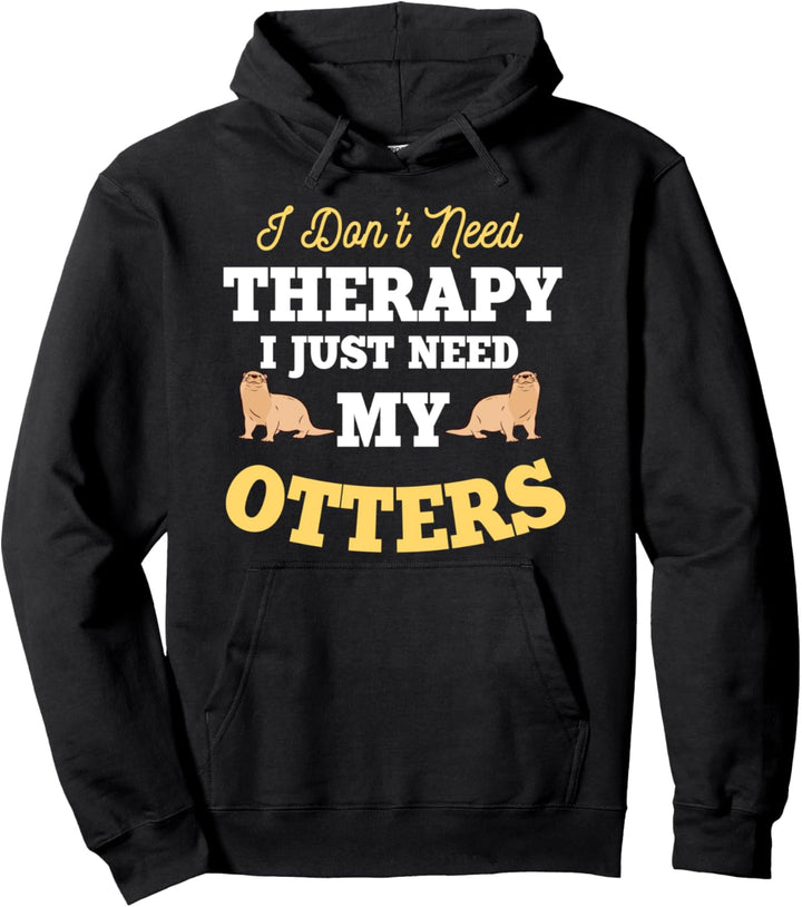 Therapie Seeotter Kleidung Outfit Geschenk Otter Pullover Hoodie