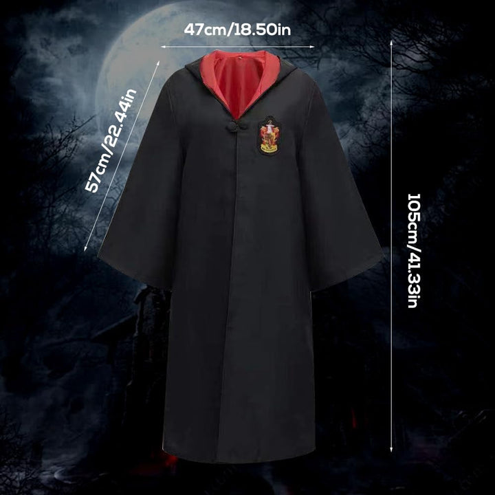 NAVESO Kostüm Harry, Zauberer Cosplay Kostüm, Cosplay Kostüm Harry, Magier Robe Kinder mit Harry Pot