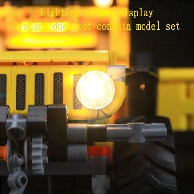 GEAMENT LED Licht-Set Kompatibel mit Lego Jeep Wrangler - Beleuchtungsset für Technic 42122 Baumodel