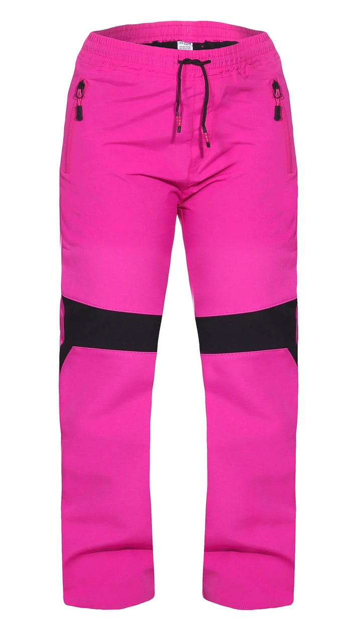 ZARMEXX Kinder Thermohose Jungen Mädchen Outdoor Softshell Hose Trekking Herbst Winter Schneehose Sk
