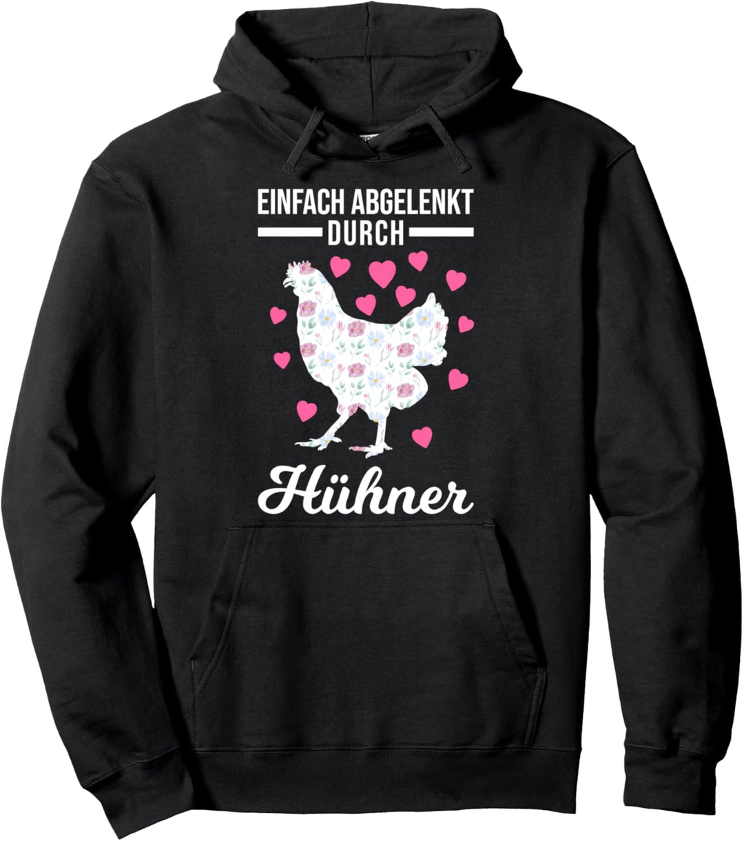 Hühner Huhn Landwirt Pullover Hoodie