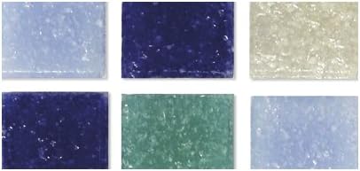 Rayher Hobby Rayher Artdecor Mosaik Mix 1x1cm, ca.1500 Stück, Dose 1kg , Blau-Töne, 1453008 Blau 1x1