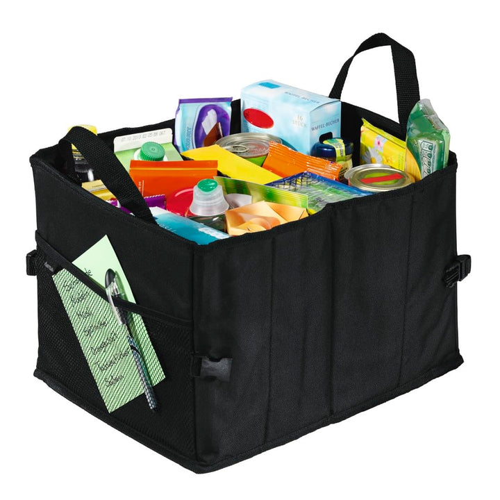 Hama Auto-Kofferraumtasche mit Klettbefestigung, faltbar, klein (37 x 29 x 25 cm) schwarz, klein