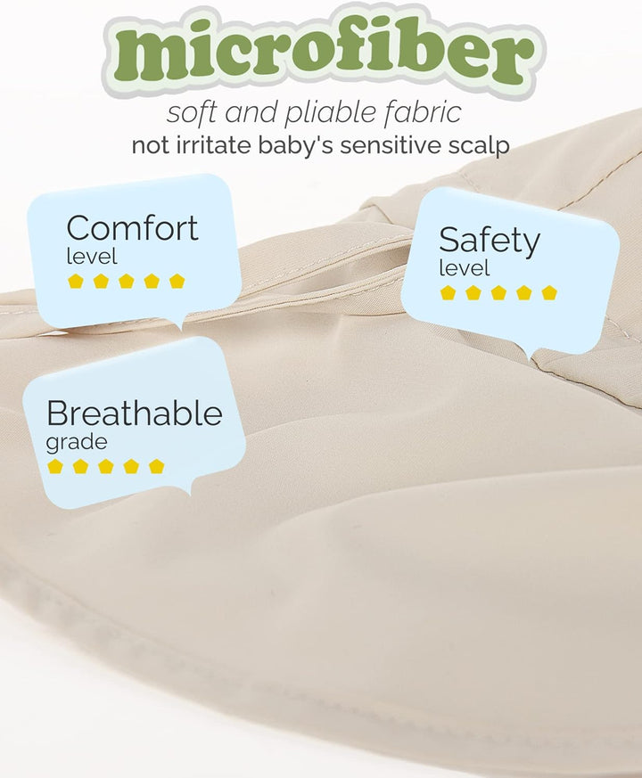 FURTALK Baby Sonnenhut mit Nackenklappe Kleinkind Kinder UPF 50+ Einstellbare Jungen Mädchen UV-Schu