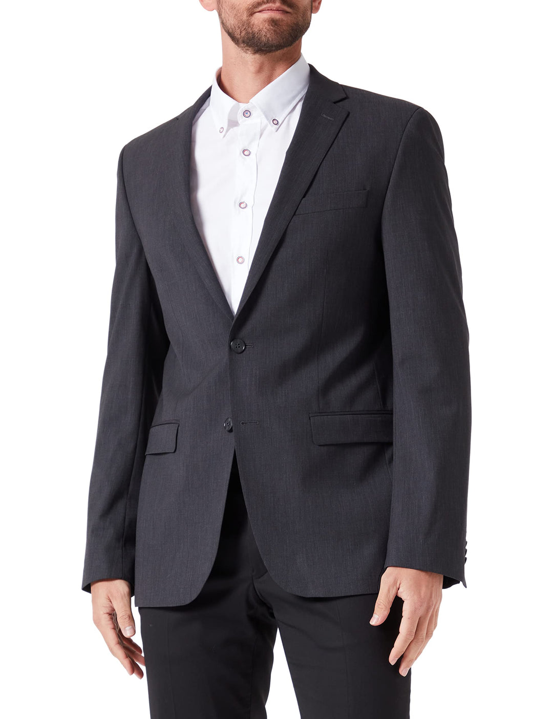 Daniel Hechter - Modern Fit - Herren Baukasten Sakko 24 Grau/Anthrazit (970), 24 Grau/Anthrazit (970