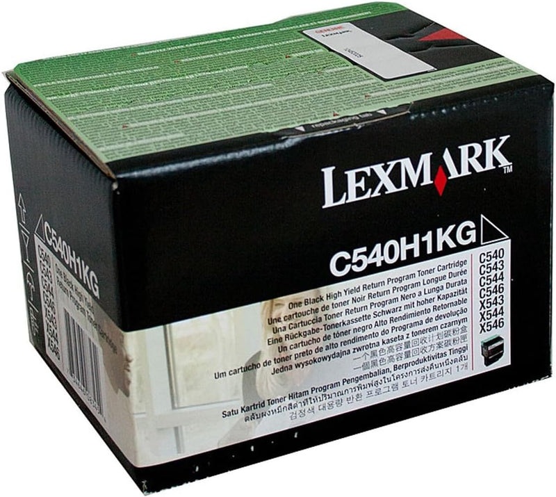 Lexmark C540H1KG C540, C543, C544, X543, X544 Tonerkartusche schwarz 2.500 Seiten BLACK, BLACK